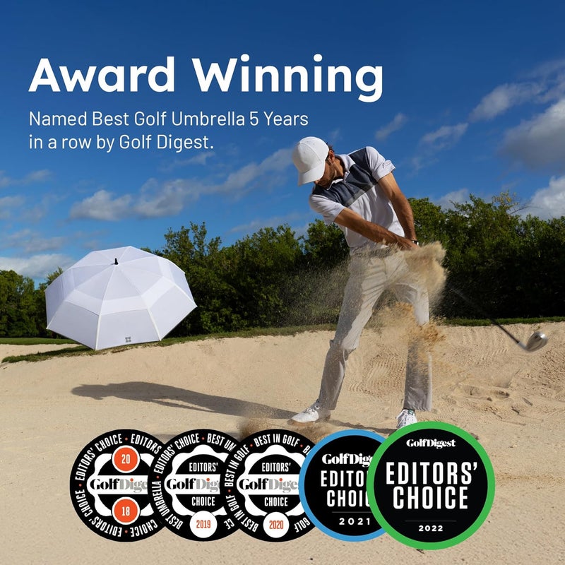 Weatherman Umbrella - Golf Umbrella - Windproof Sports Umbrella Resists Up to 55 MPH Winds - Available in 2 Sizes and 5 Colors - Image 2